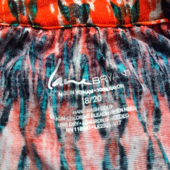 Lane Bryant Vibrant Multicolor Tank Top - Picture 5 of 5